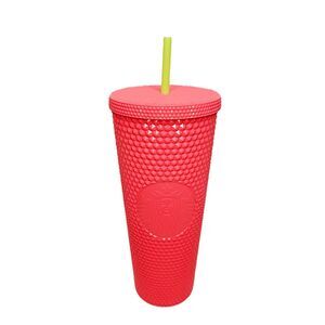 Starbucks Dragon Fruit Studded Pink Tumbler Cup 24 oz Venti Brand New